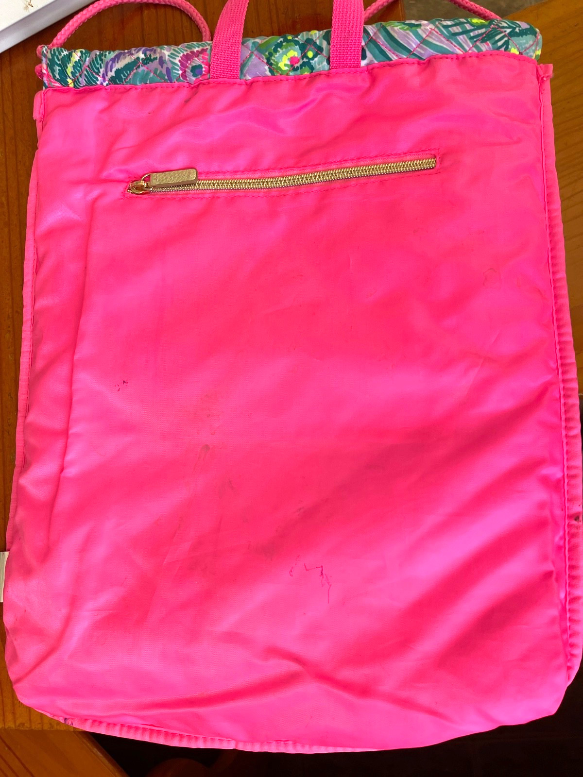 Lilly Pulitzer Banana Split BACKPACK Quilted Work… - image 9