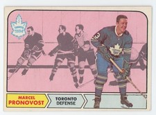 1968-69 Topps Marcel Pronovost Toronto Maple Leafs #125