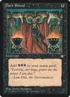 Dark Ritual - MtG Ice Age - Common NM 1995