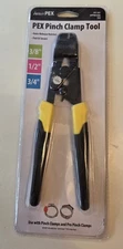 Apollo PEX Pinch Clamp Tool 69PTKG1096 3/8-inch, 1/2 inch 3/4 inch Steel Ratchet