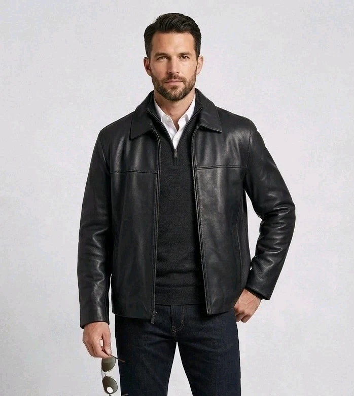 Marc New York Leather Outer Shell Coats, Jackets & Vests for Men