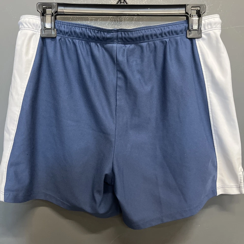 Women’s Under Armour Athletic Gym Shorts Blue White Size M - Image 4 of 4