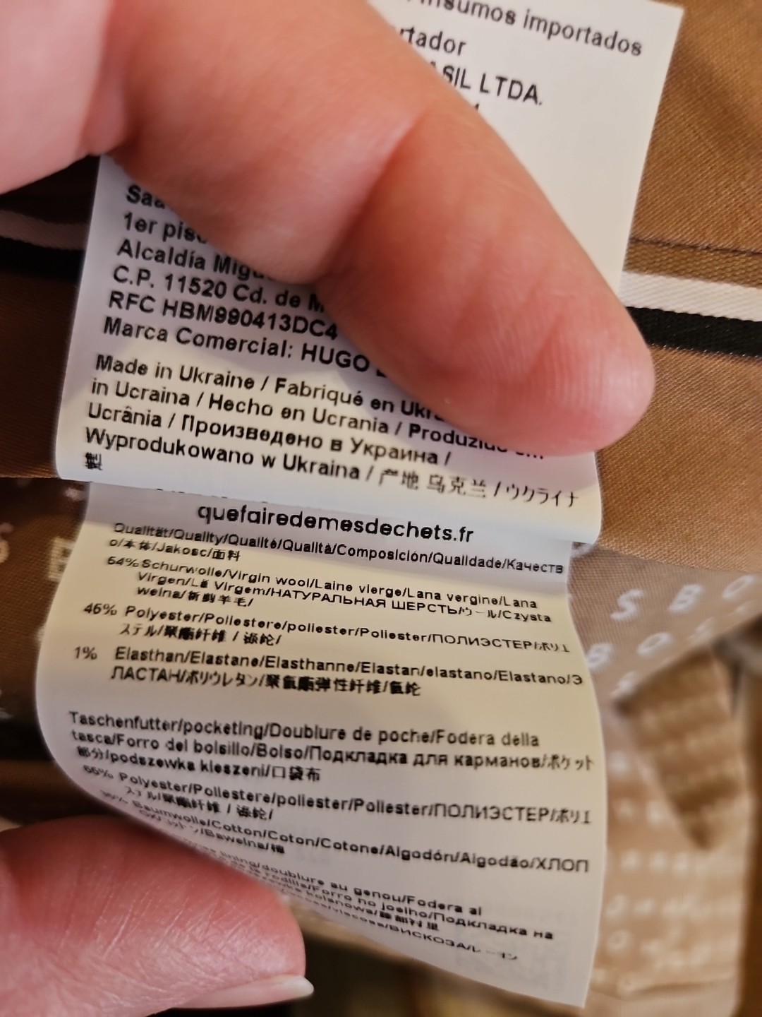 Hugo Boss H-Genius-224 Light Beige Trousers 36R thumbnail 10