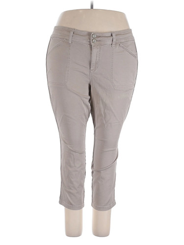 Torrid Women Gray Khakis 20 Plus