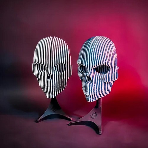 3D printed skull toy, Halloween Decorations Desktop Ornaments For Home Desk
