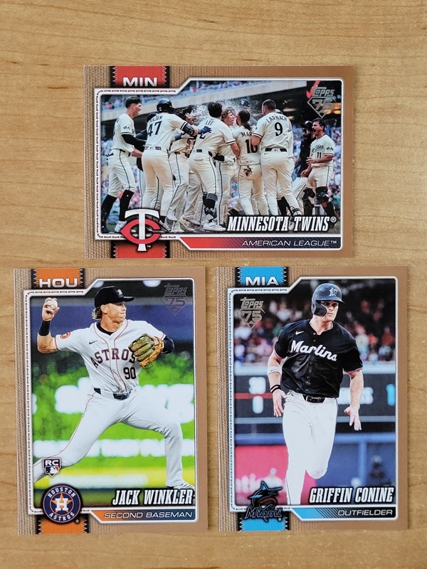 2026 Topps Series 2 GOLD BORDER Lot of 3 Numbered Cards /2026