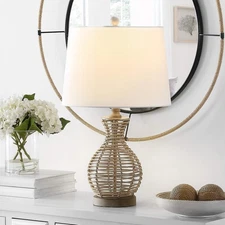 SAFAVIEH Lighting Collection Flora Farmhouse Rustic Coastal Natural 