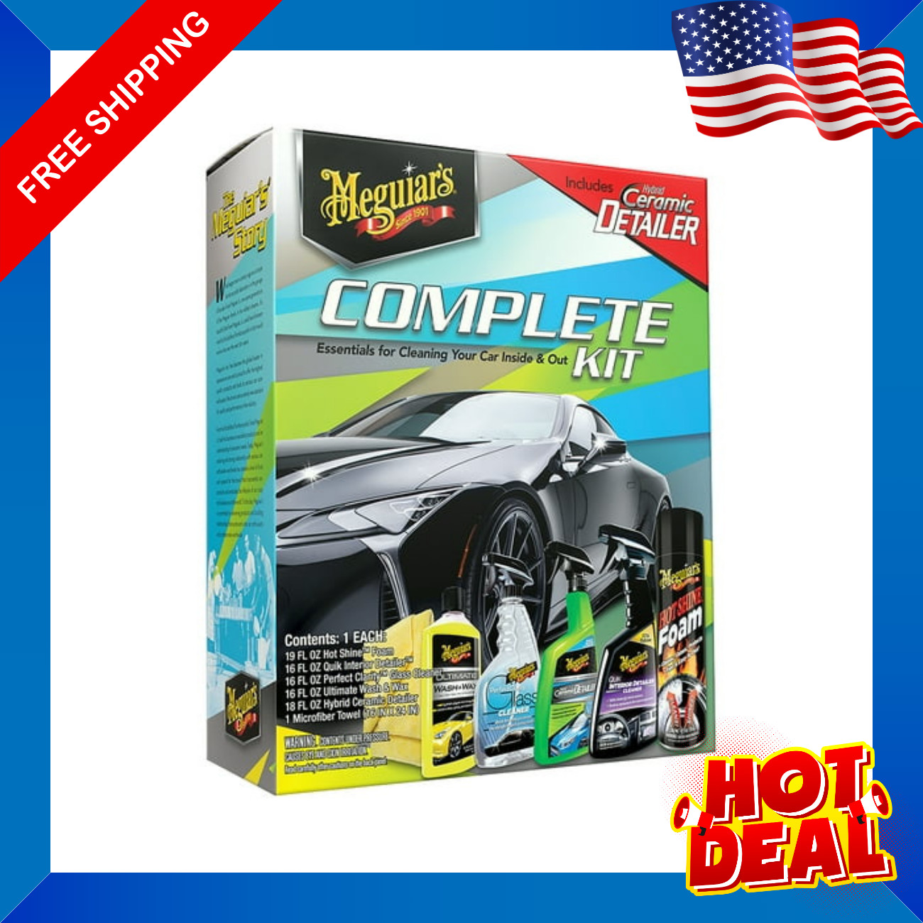 Meguiar's Complete Car Care Kit, G55208