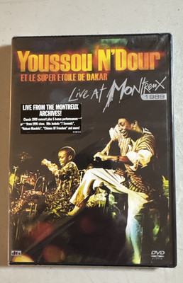 Youssou N'Dour et Le Super Etoile de Dakar Live at Montreux 1989 DVD New Sealed
