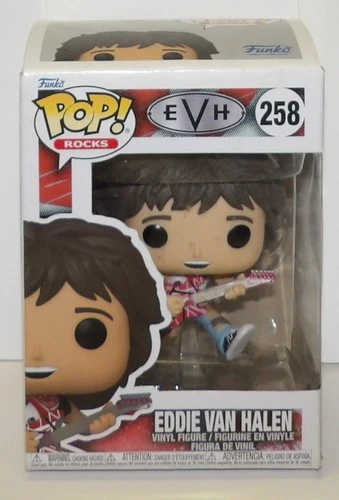 Funko POP! Rocks #258 ~EDDIE VAN HALEN ~ Vinyl Figure EVH 2021