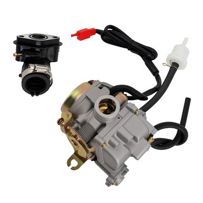 19mm Vergaser mit Ansaugstutzen for REX RS 450 RS 400 RS460 RS 500 GY6 60cc