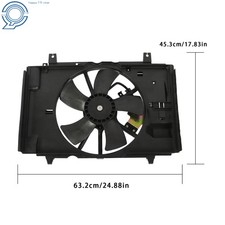 Radiator Cooling Fan w/resistor For Nissan Versa 2007-2010 2011 2012 21481EL30A