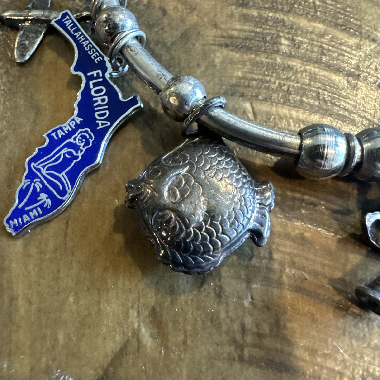 Solid 925 Sterling Silver Cuff Bracelet Detachabl… - image 3