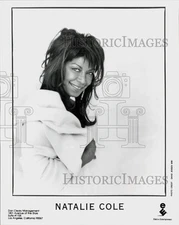1999 Press Photo Singer Natalie Cole - srp18823