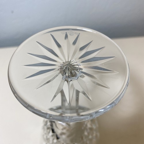 Elegant Pair WATERFORD Crystal LISMORE Claret Wine Glasses Excellent 5 3/4” - Picture 5 of 7