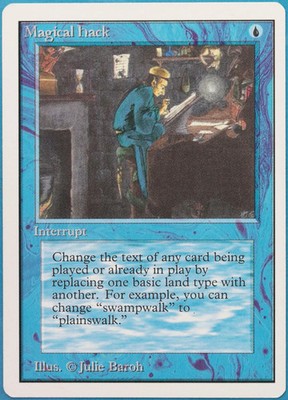 Magical Hack Unlimited NM Blue Rare MAGIC GATHERING CARD (ID# 523453) ABUGames