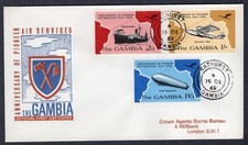 PIONEER AIR SERVICES AVIATION AIRPLANE ZEPPELIN DORMIER IDROVOLANTE 1969 GAMBIA FDC