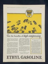 Magazine Ad - 1927 - Ethyl Gasoline