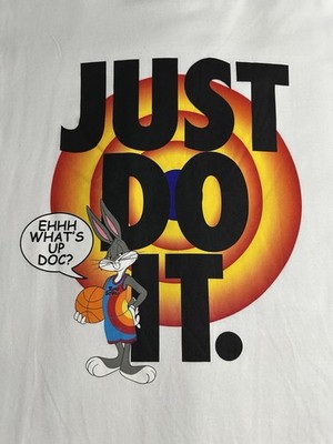 Nike Just Do It Looney Tunes Bugs Bunny Mens T Shirt Dri Fit Sz
