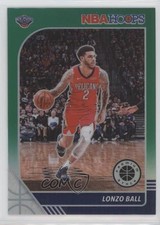 2019-20 Panini NBA Hoops Premium Stock Green Prizm Lonzo Ball #116 0c6