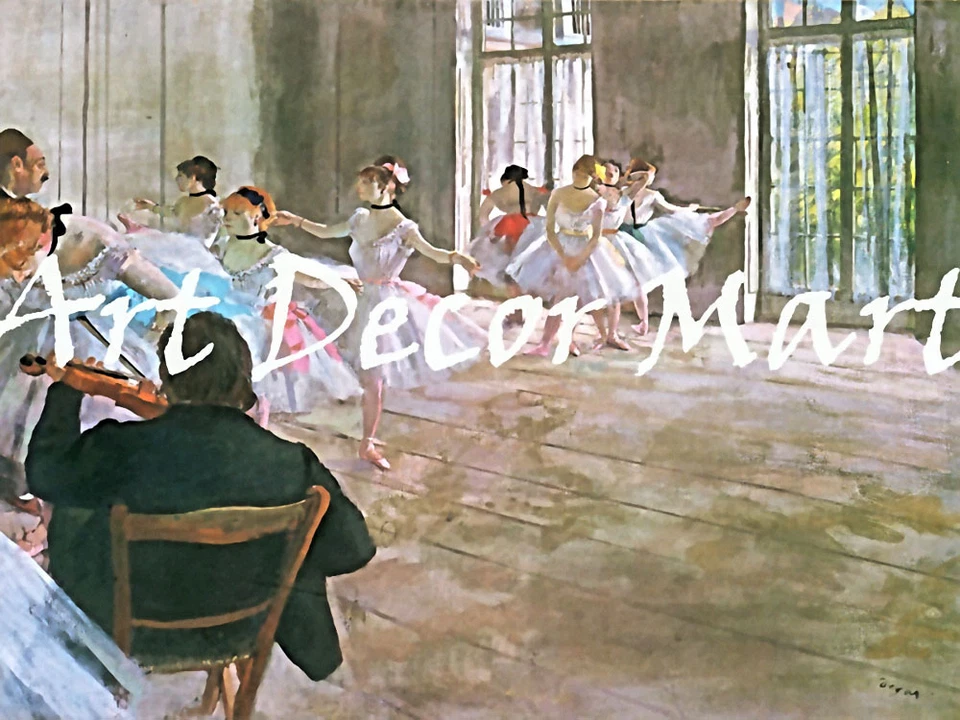 The Dance School-Degas - ARTE DE PARED EN LIENZO O IMPRESO Foto 2 de 2
