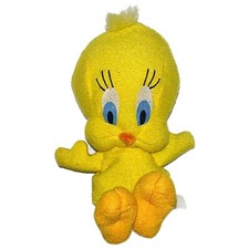 Peluche Looney Tunes Tweety peluche personaggio vintage 1997 applausi uccellino avvertitore