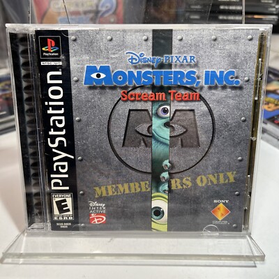 Monsters Inc Scream Team (PlayStation 1 PS1) Complete W/ Manual