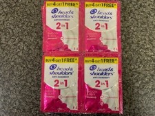 5x Head & Shoulders Shampoo Smooth Silky Travel Holiday Pouch Pack Sachet 8ml