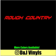 ROUGH COUNTRY Windshield Banner Vinyl Decal Sticker 37 x 3"
