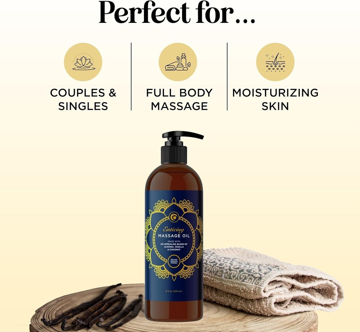 Luxurious Vanilla Massage Oil for Couples | eBay