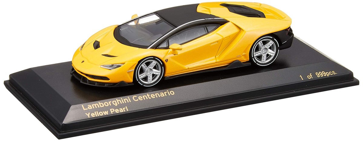 Kyosho CARNEL 1/64 Lamborghini Centenario Yellow Pearl finished