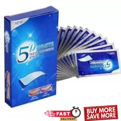 5D 28-STRP teeth whitening strips professional supply tooth bleaching safe white