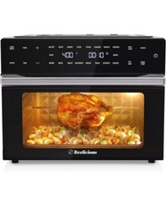 32QT Extra Large Air Fryer, 19-In-1 Air Fryer Toaster Oven Combo Rotisserie