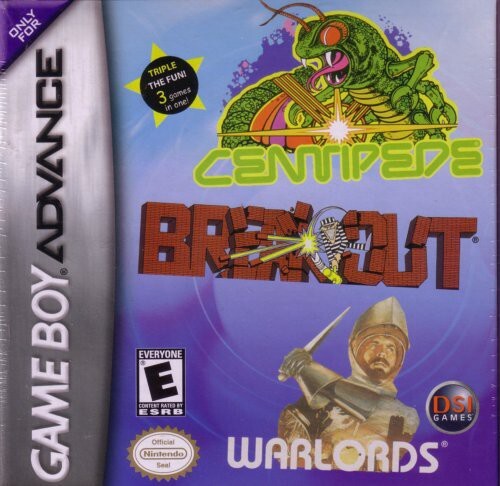 Breakout/Centipede/Warlords - Nintendo Game Boy Advance