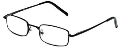 Calabria 753XL Extra Wide&Large Metal Spring Hinge Reading Glasses in Black+2.25