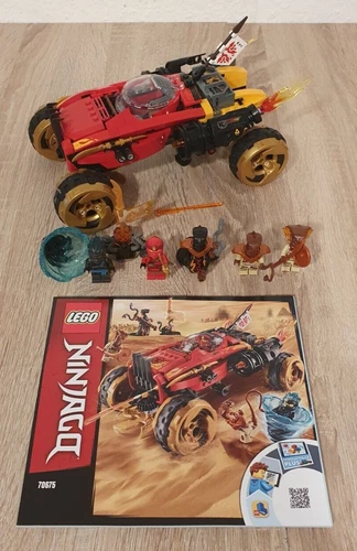 Lego Ninjago 70675 Katana 4x4, Teile im Gunde 100%, drei Aufkleber fehlen, Lesen