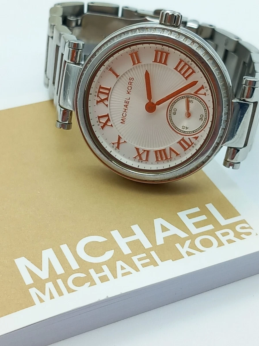 Michael Kors Ladies Used Silver Skylar Watch MK5970 RRP 229.99