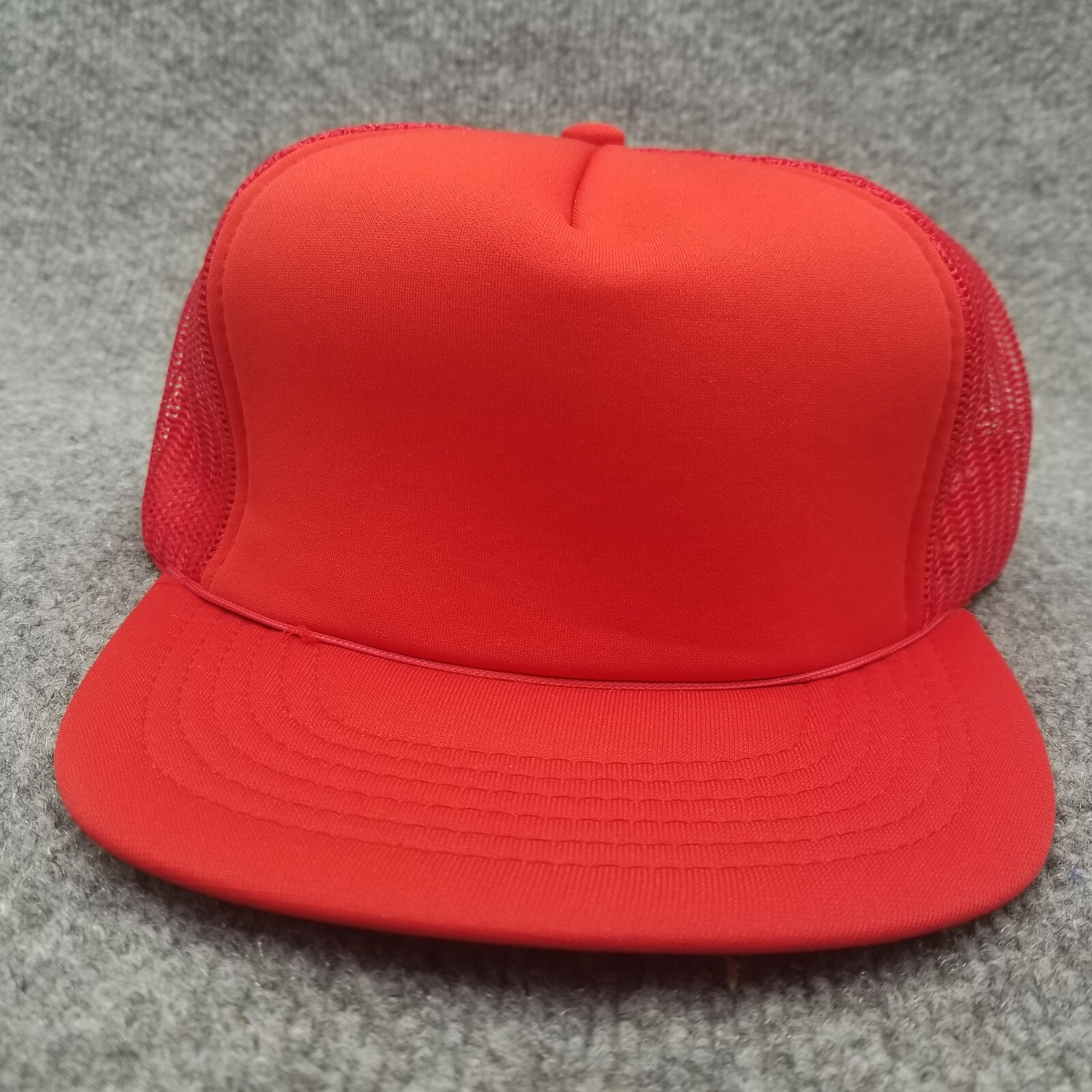Cap Snap Back Red Mens Foam Yupoong 90s
