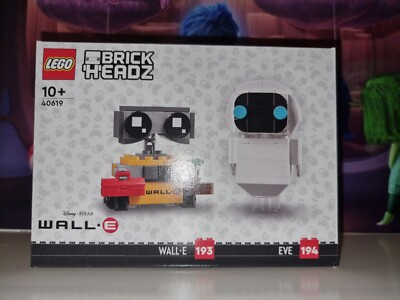 Brickheadz Disney LEGO Set 40619  Eve and Wall-E Rare Collectable LEGO Set