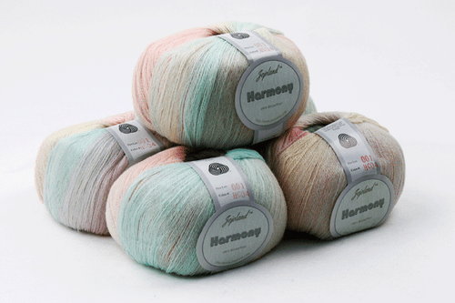 superfine lace weight merino wool variegated colors 880 yards 50g ball knitting - Picture 7 of 15