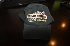 DOLLAR GENERAL RACING NASCAR FLEX FIT S-M BLACK BASEBALL cap hat  