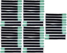 50x Hook and Loop Cable Ties 200 x 20mm Dark Green Cable Hook and Loop Cable Hook and Loop Hook and Loop