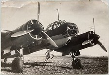 WWII Captured JUNKERS Ju 88 German Bomber Plane USSR Vintage Photo