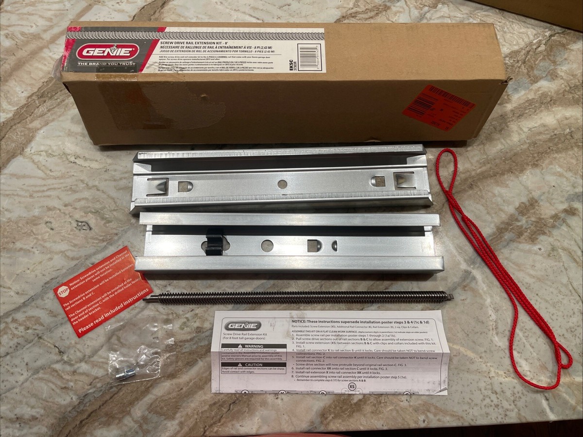 Genie Garage Door Opener Screw Drive Extension Kit (to 8 Feet