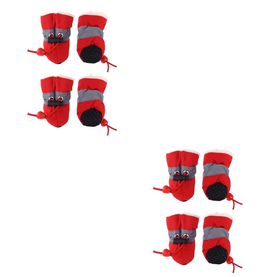 Dog Boots Winter Pet Shoes Red Hot Dogs Dog Rainboots Dog Shoes Hot