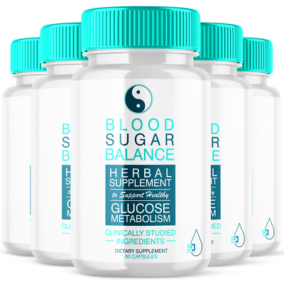 #ad Blood Sugar Balance Herbal Supplement Support Pills 300 Capsules 5 Pack $54.95