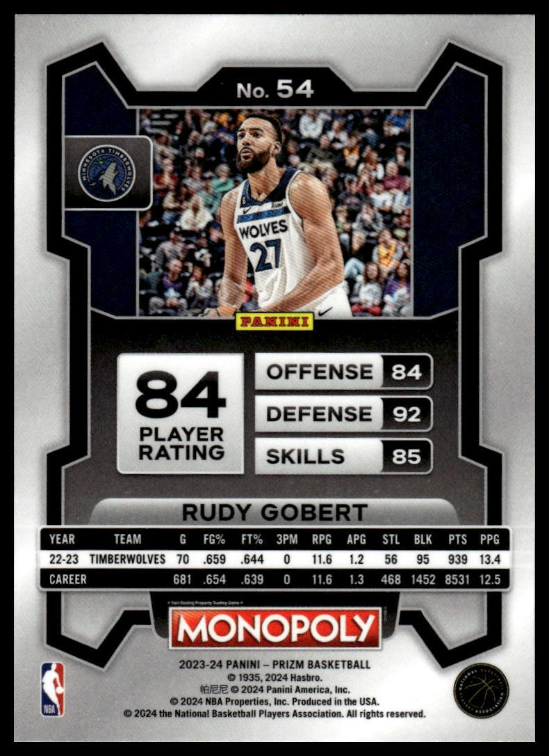 NBA カード Rudy Gobert Prizm 10枚限定 $_57.JPG?set_id=880000500F