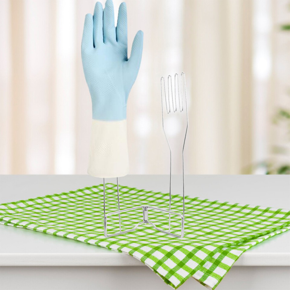 4 pcs Glove Drying Rack Desktop Glove Drying Stand Stainless Steel Rack