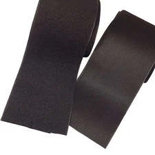BLACK 6" Sew-on Hook & Loop Tape 2 Two Foot Long ~ SHIPS FROM THE USA