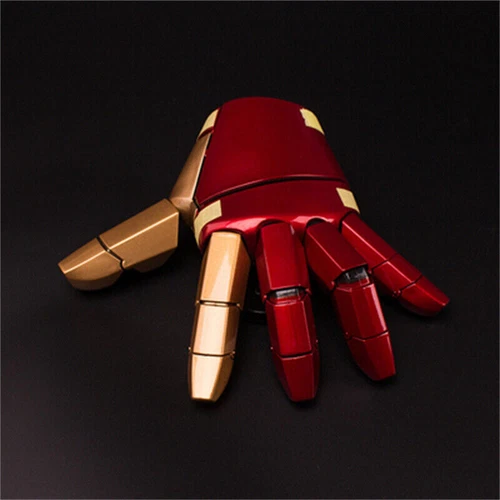 1:1 Replica Avengers Iron Man MK42 Hand Palm LED Gloves Cosplay Prop Xmas Gift - Picture 9 of 11